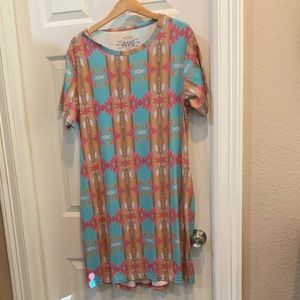 Crazy Train aztec print dress